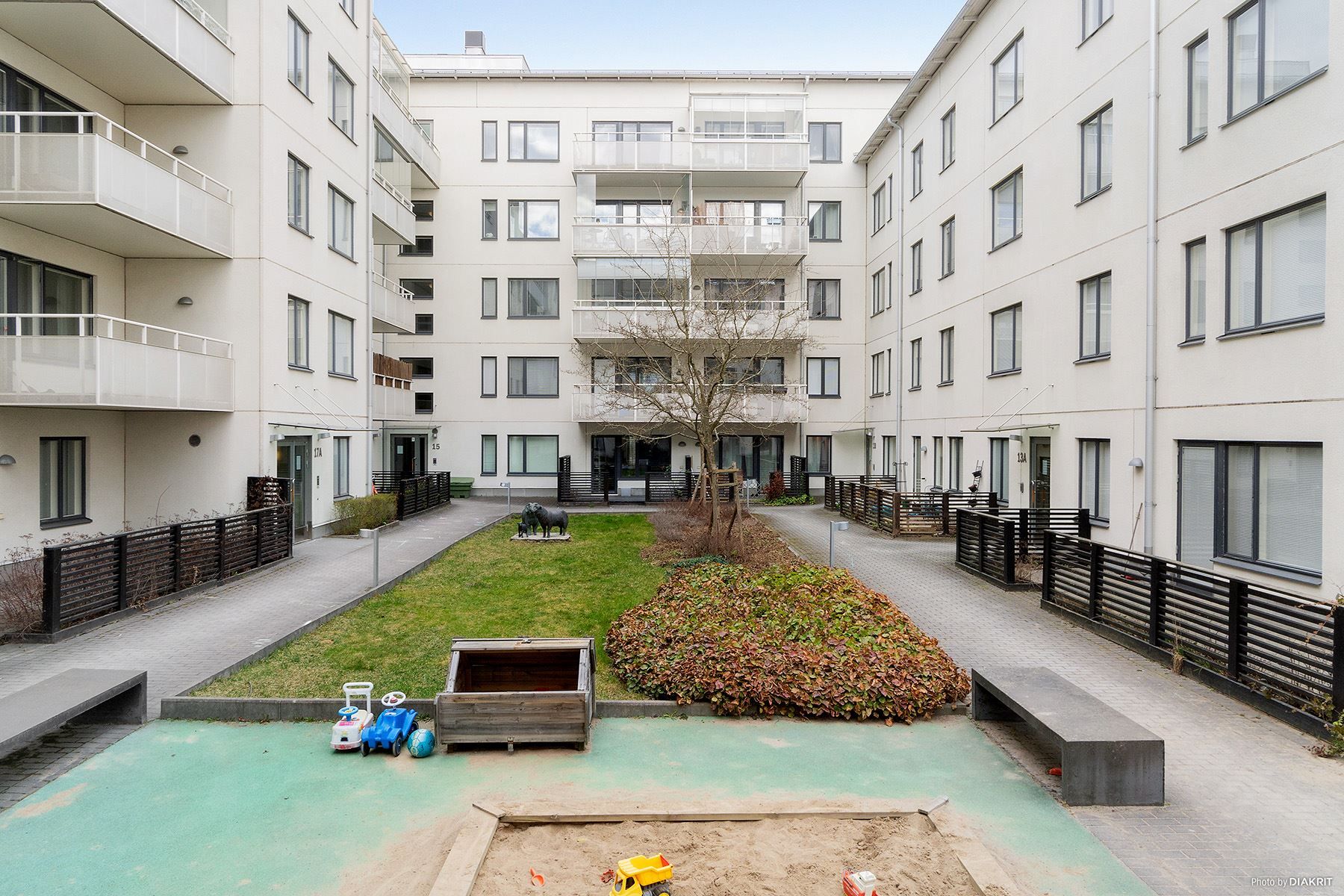 Brf Palatinens fina innergård