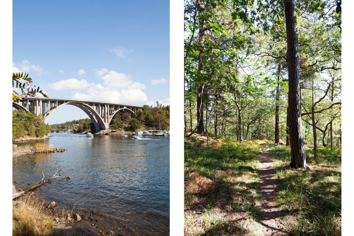 Skurusundet med gamla Skurubron / Skuruparken