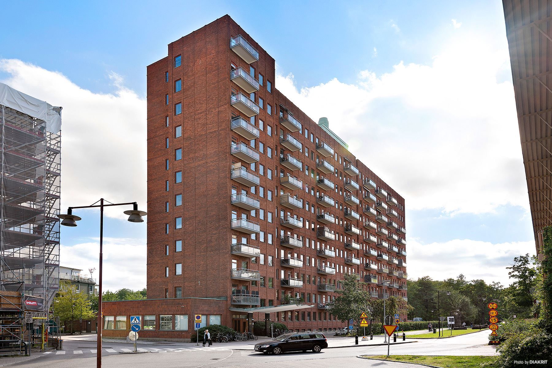 Bostadens tegelbyggnad