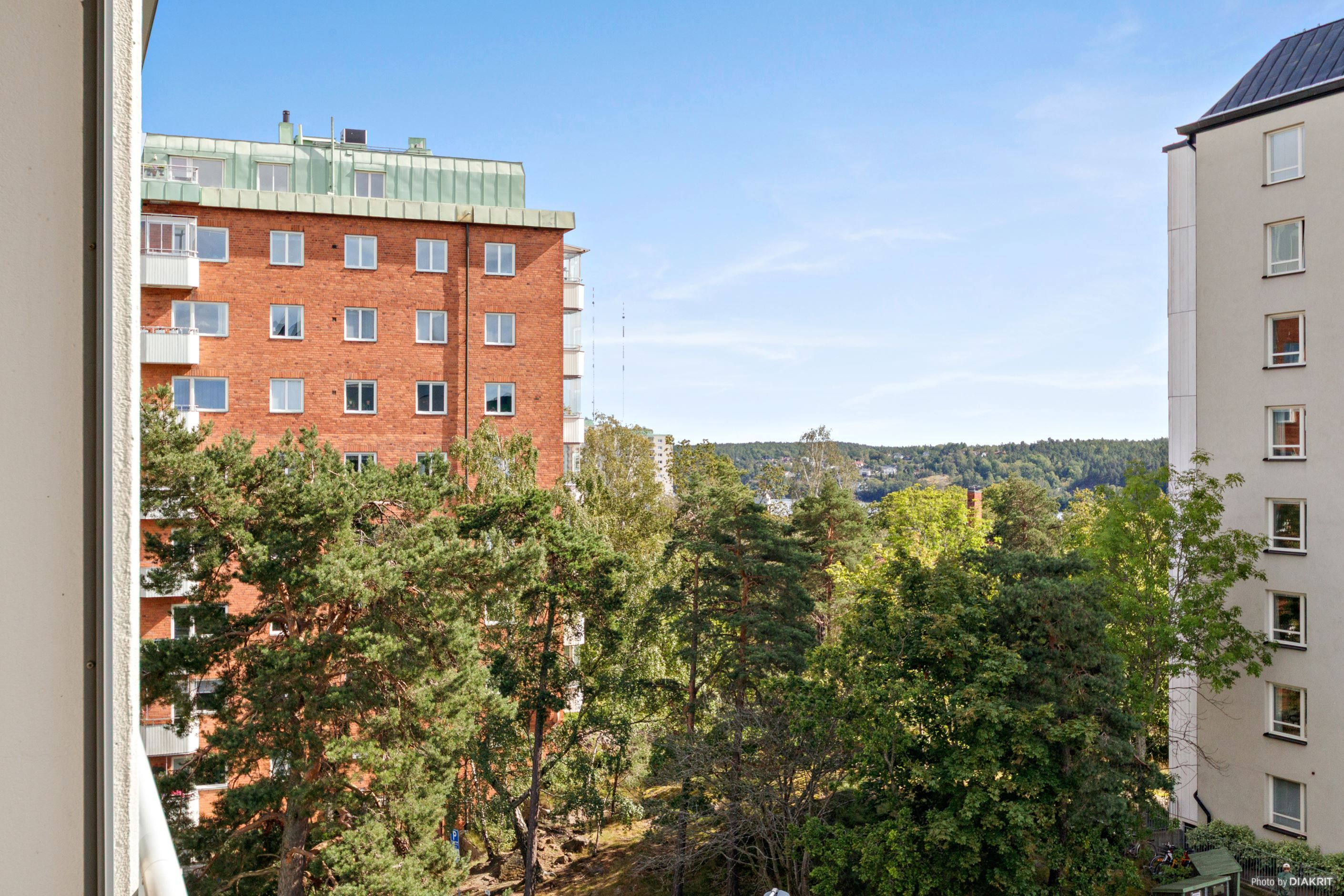 Utsikt från balkongen