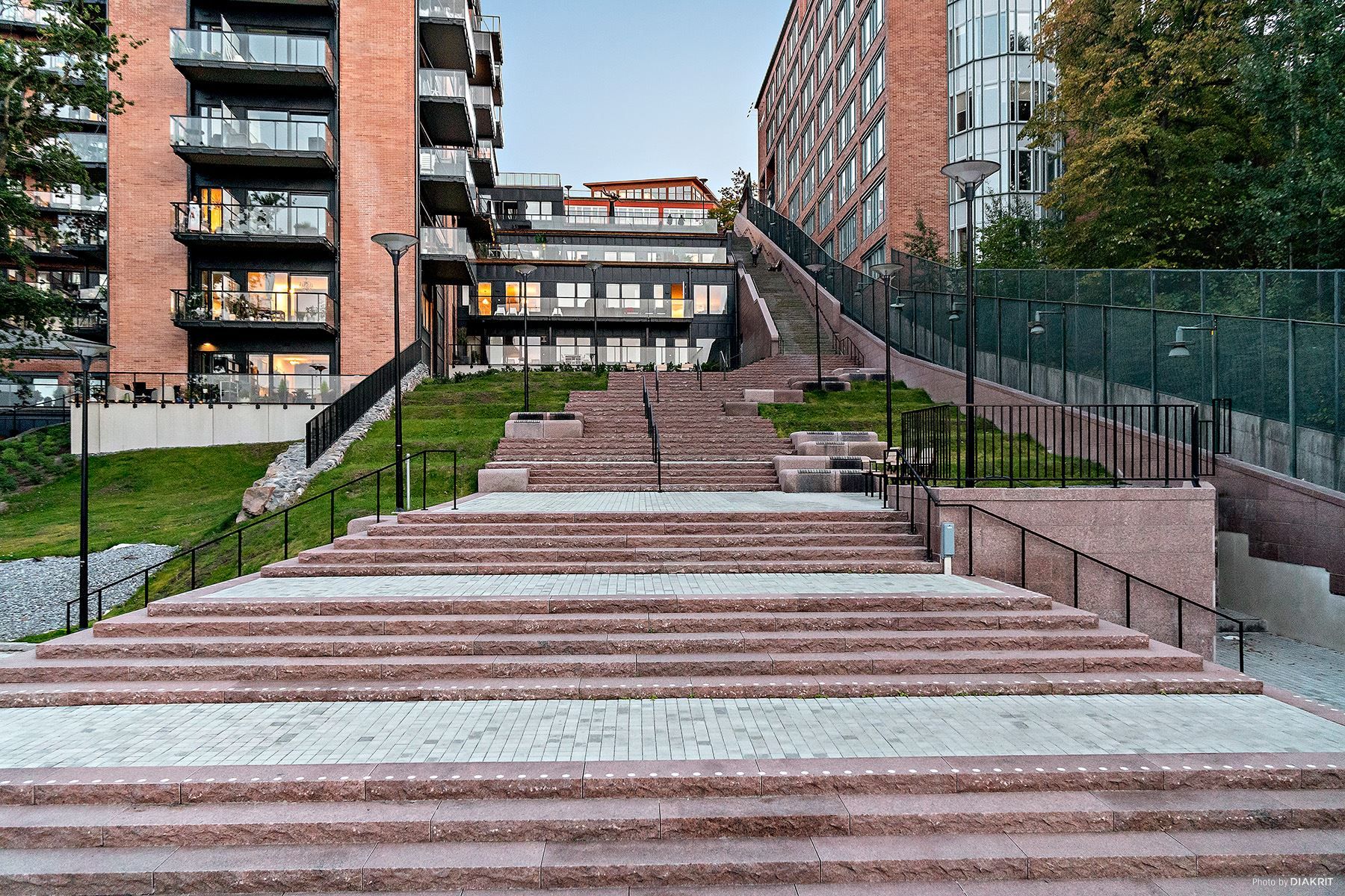 Bergbanan/trappan i Nacka strand