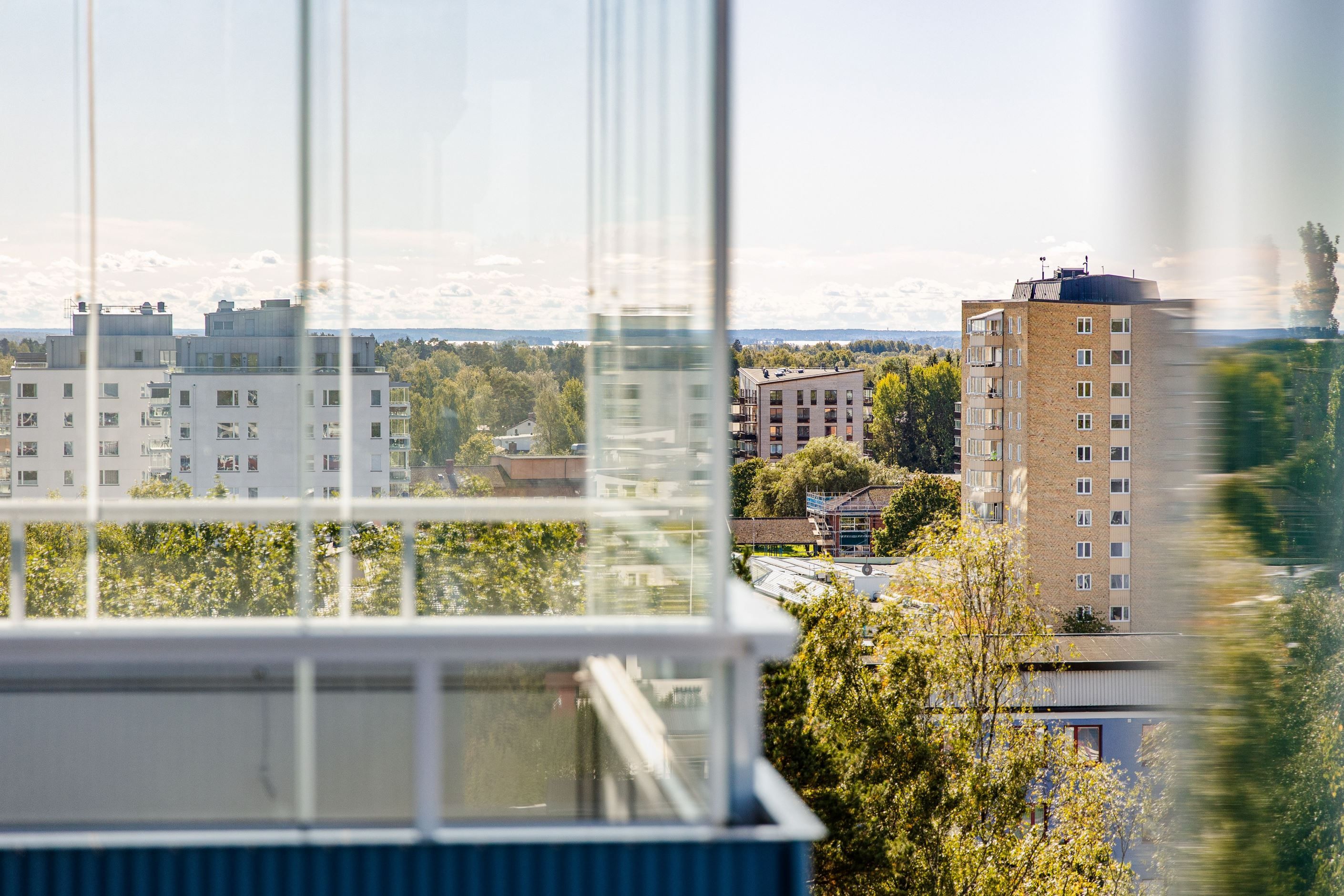 Utsikt från balkong