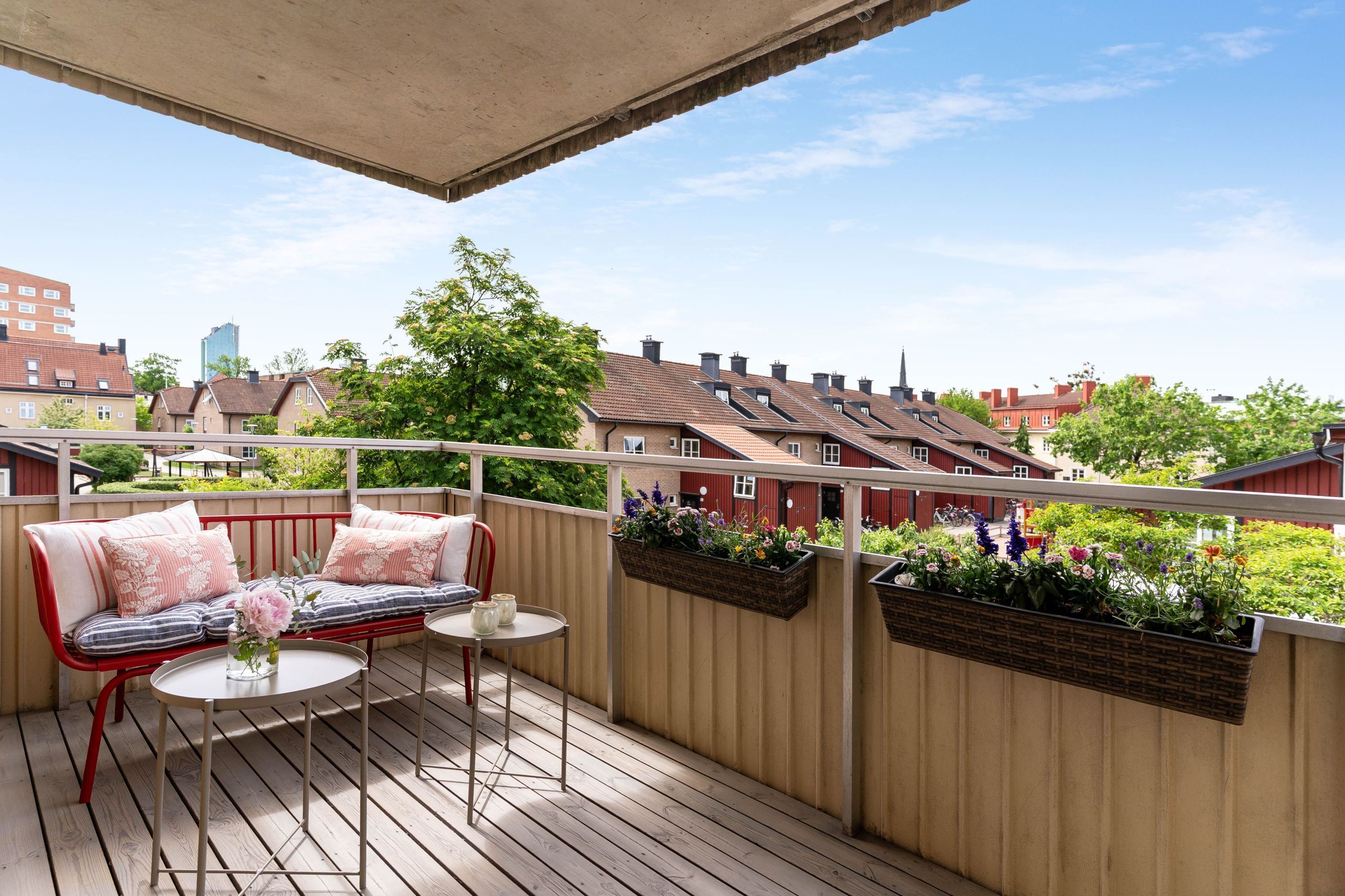 Balkong med utsikt