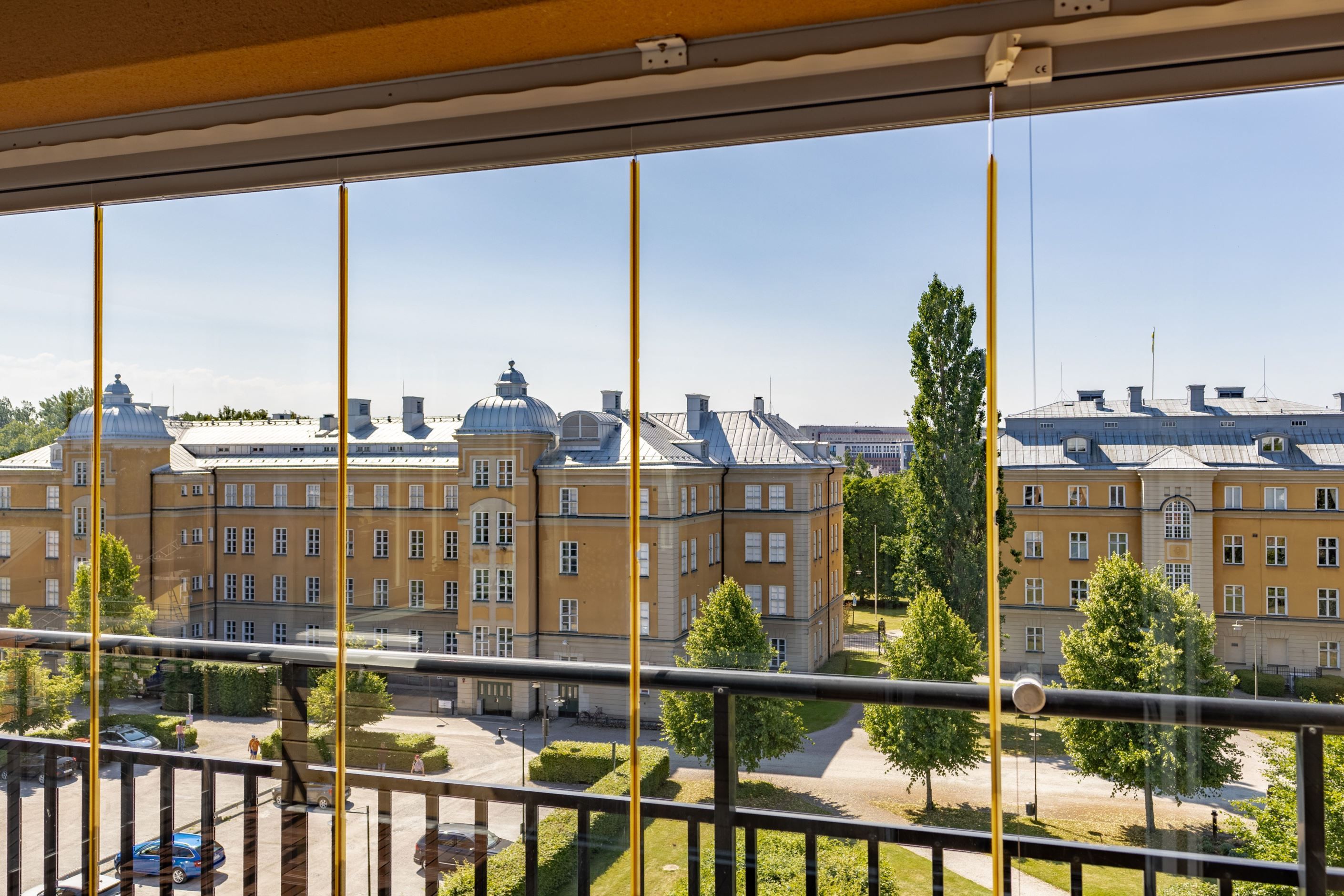 Utsikt från balkong