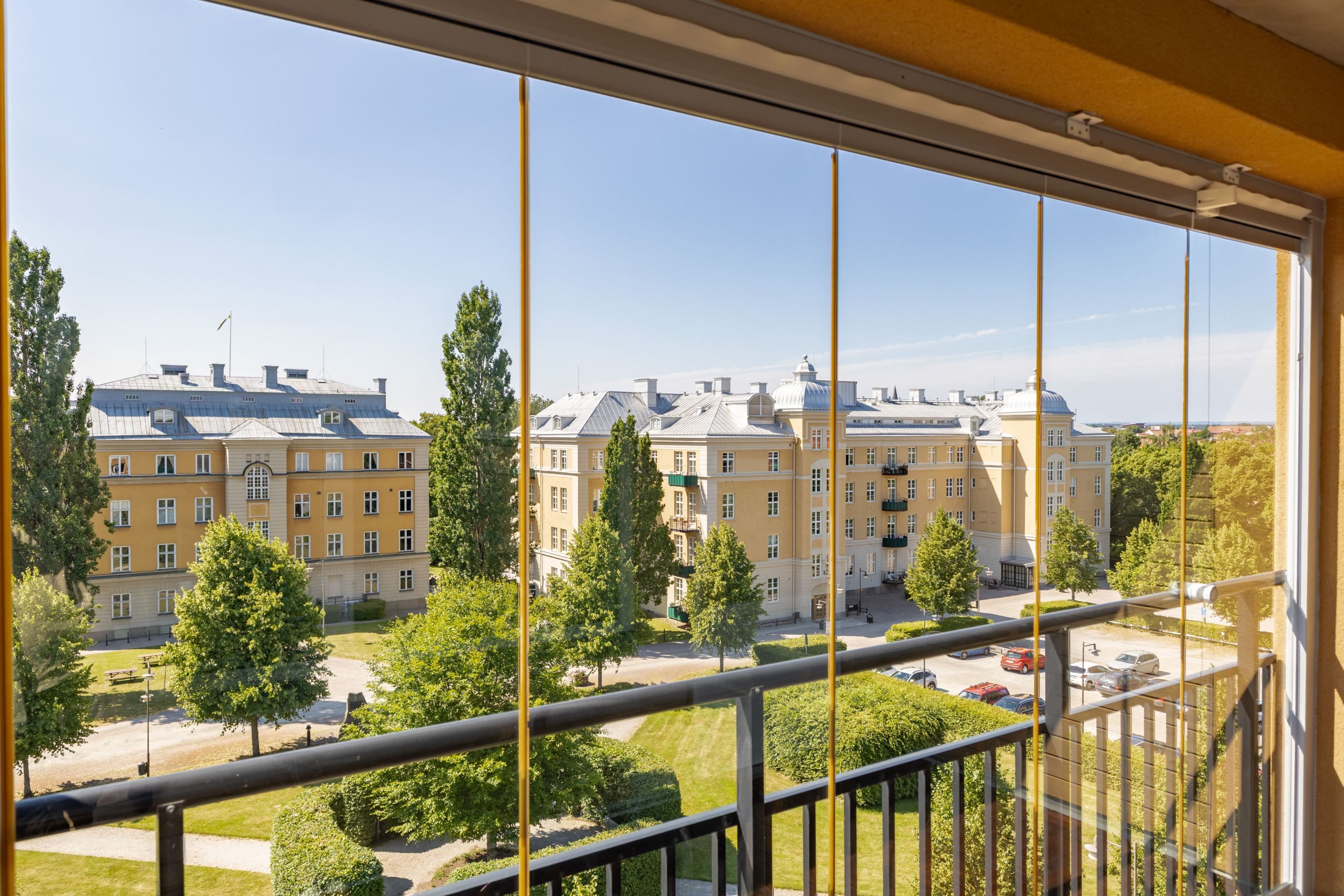 Utsikt från balkong