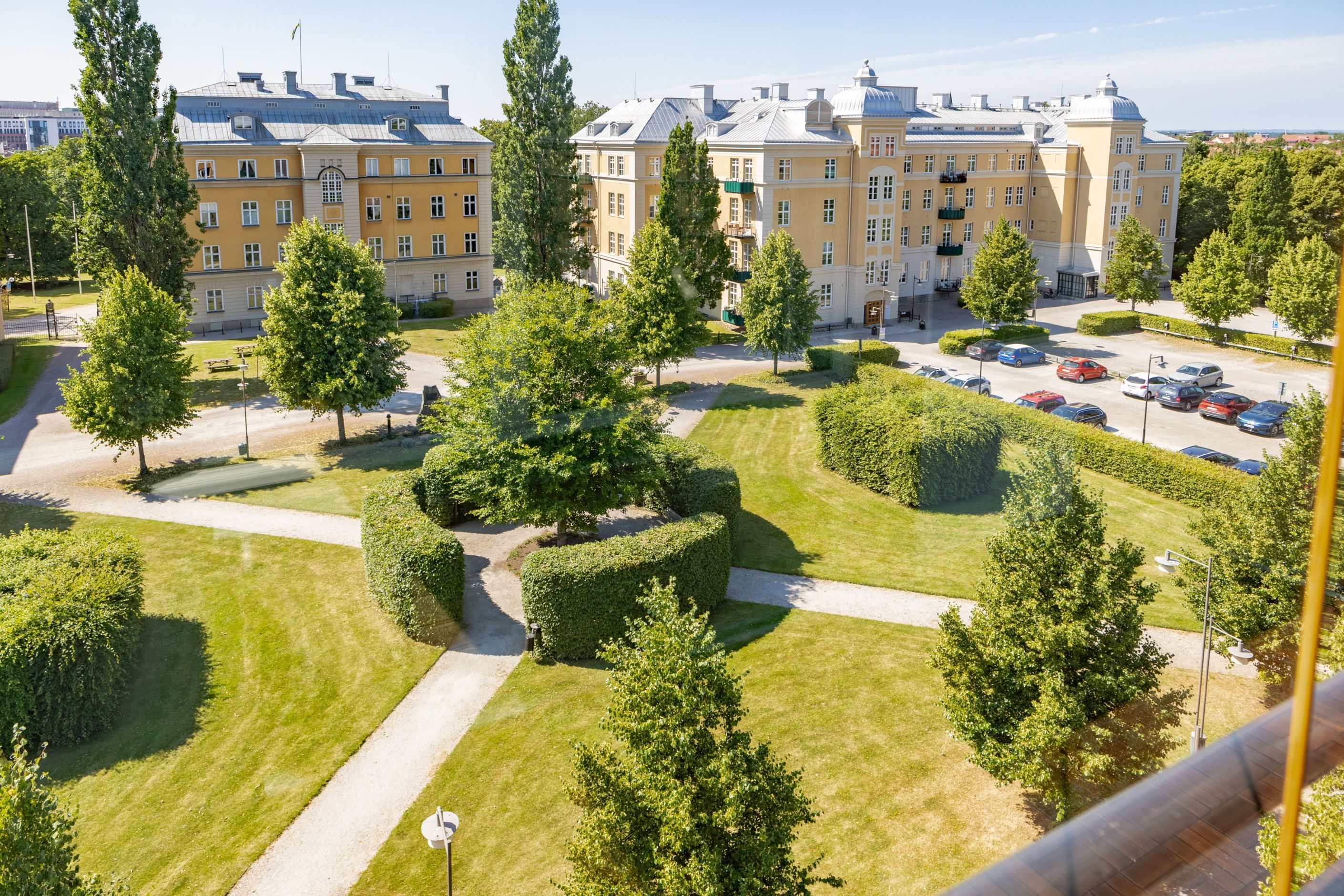 Utsikt från balkong
