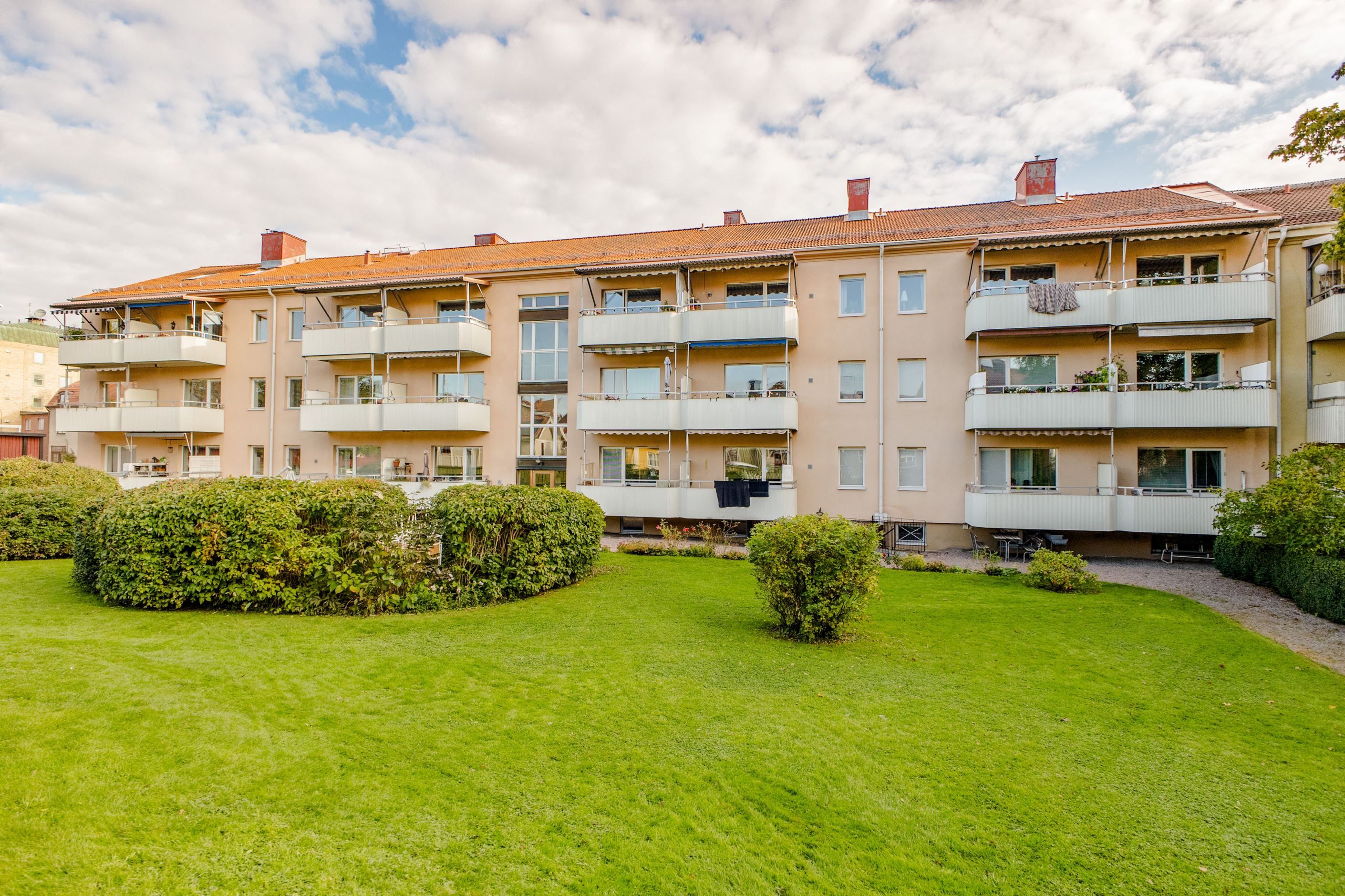 Gemensam innergård.