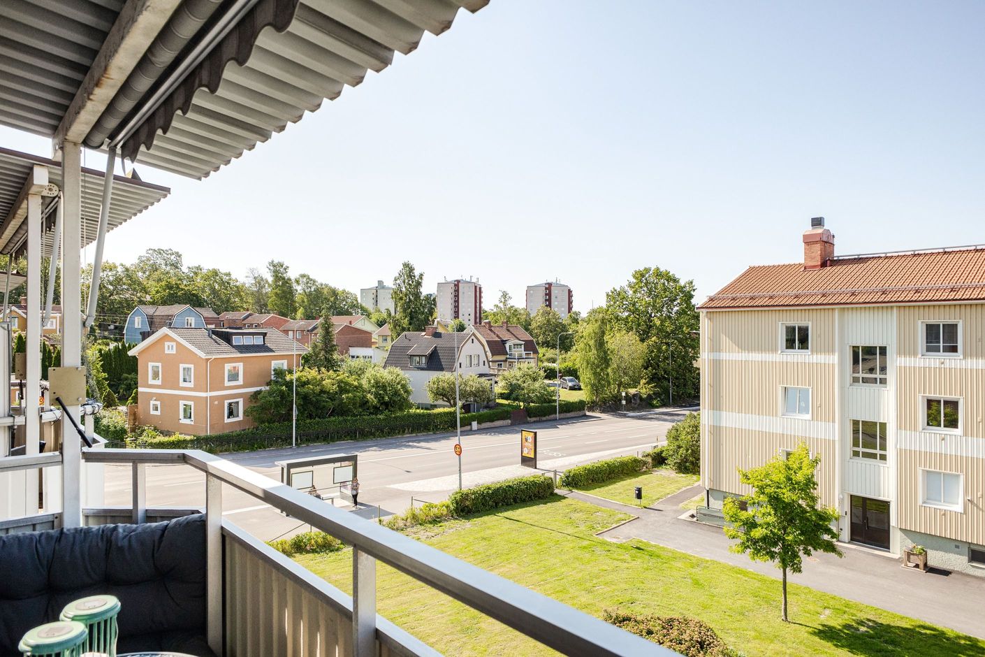 Utsikt från balkong