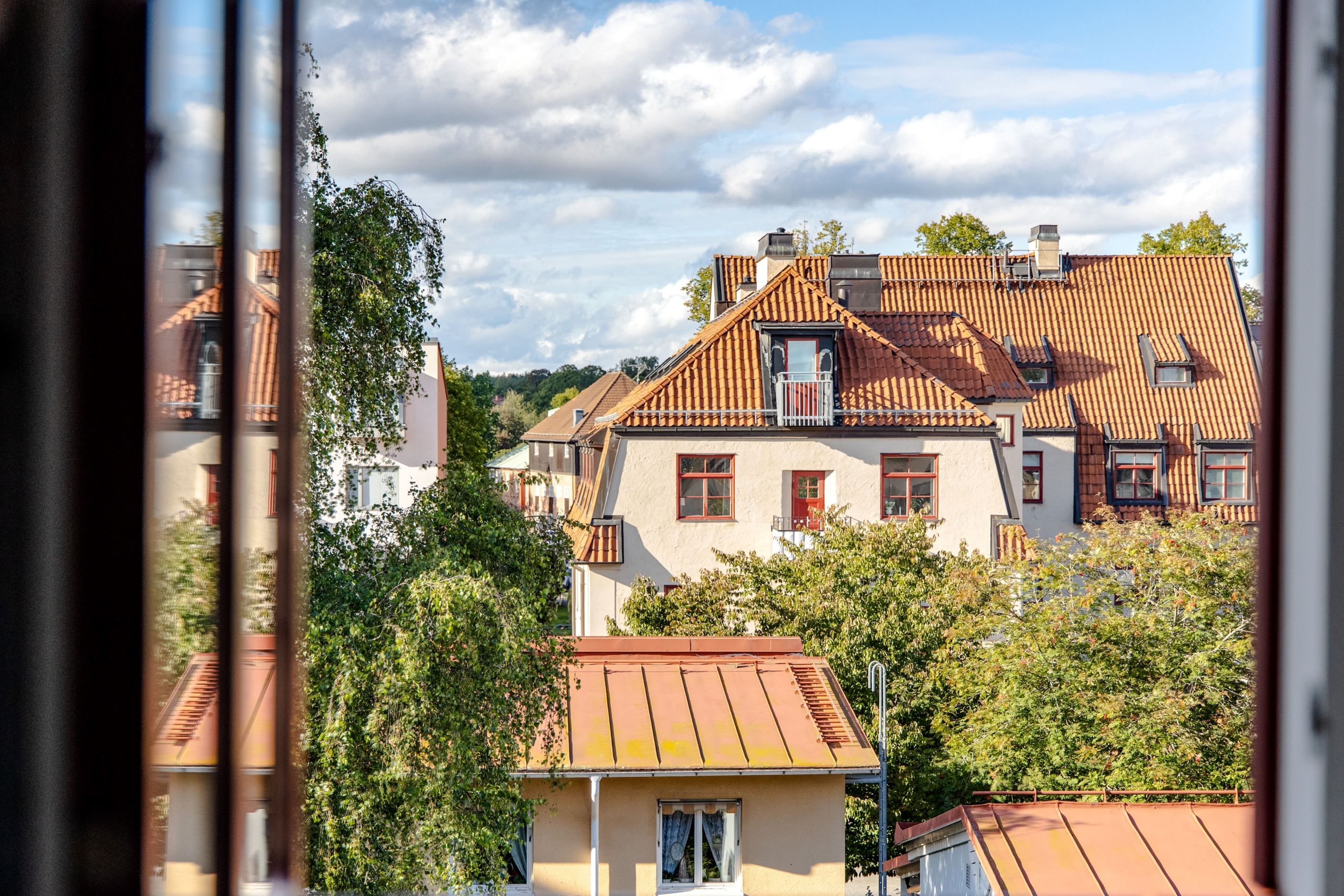 Utsikt mot innergård