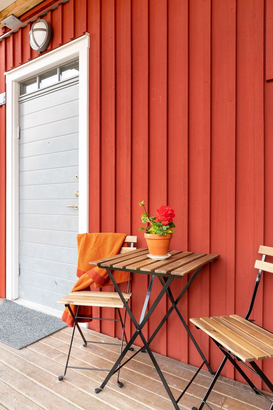 Morgonkaffet i solen