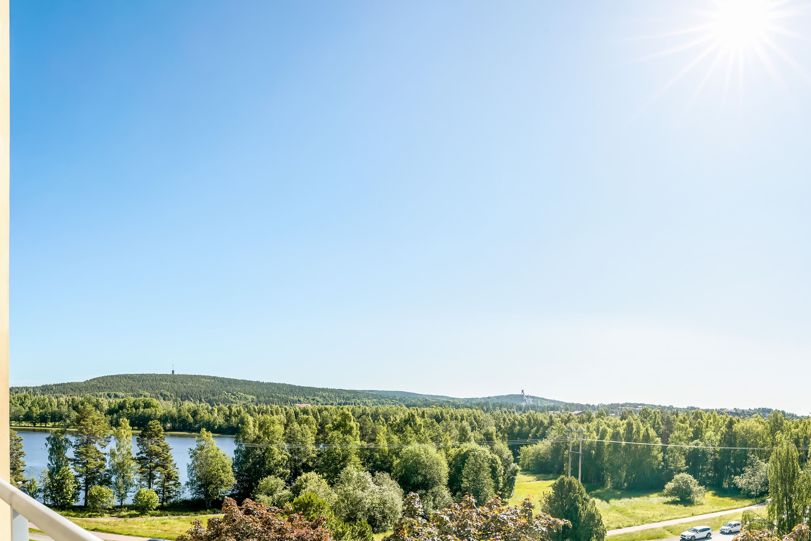 Vy från balkongen