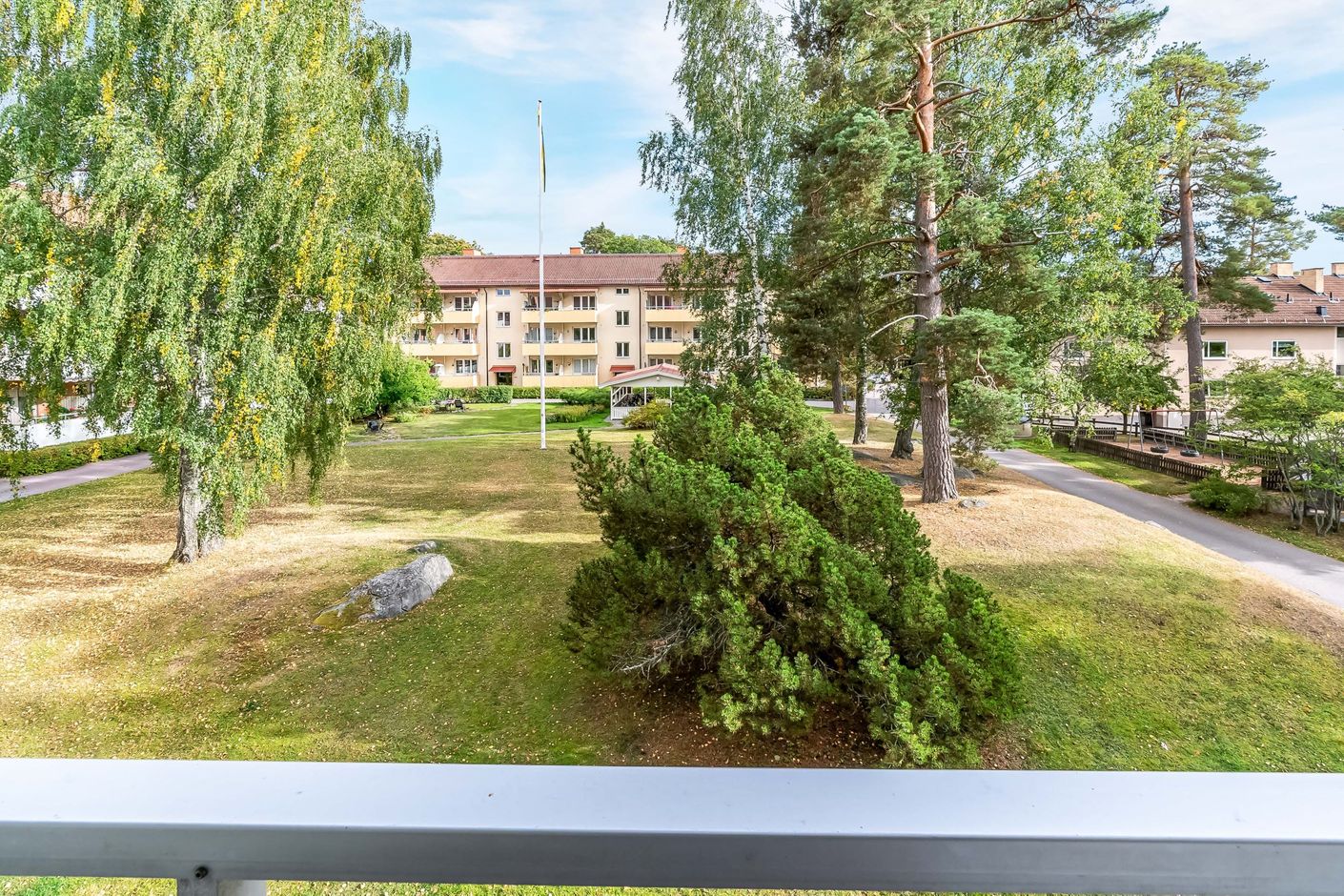 Utsikt från balkongen