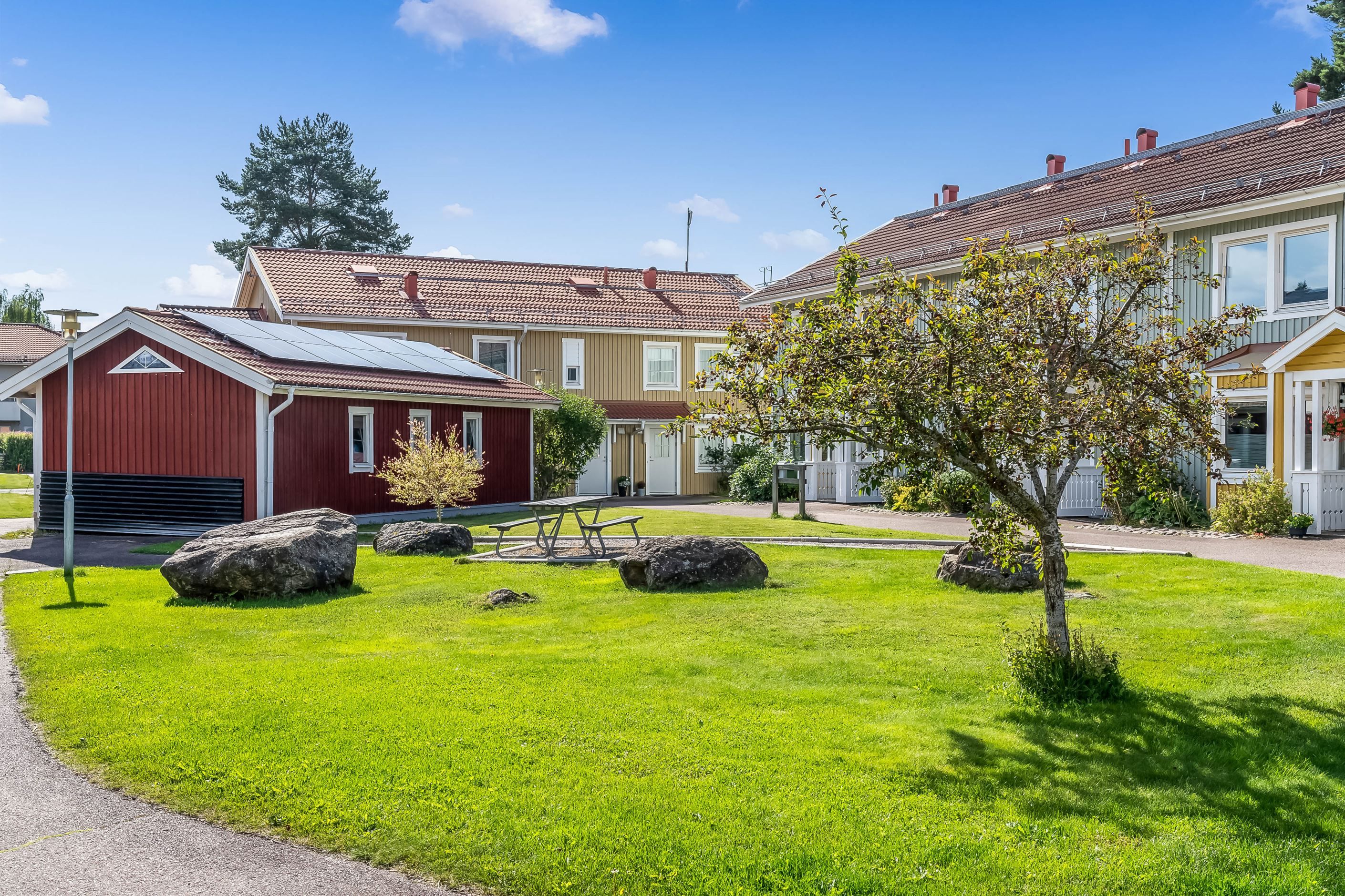 Trevlig innergård