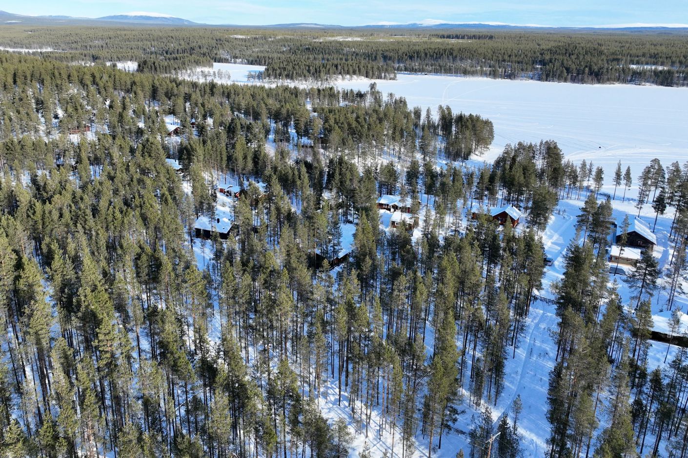 Nära till sjön från tomten
