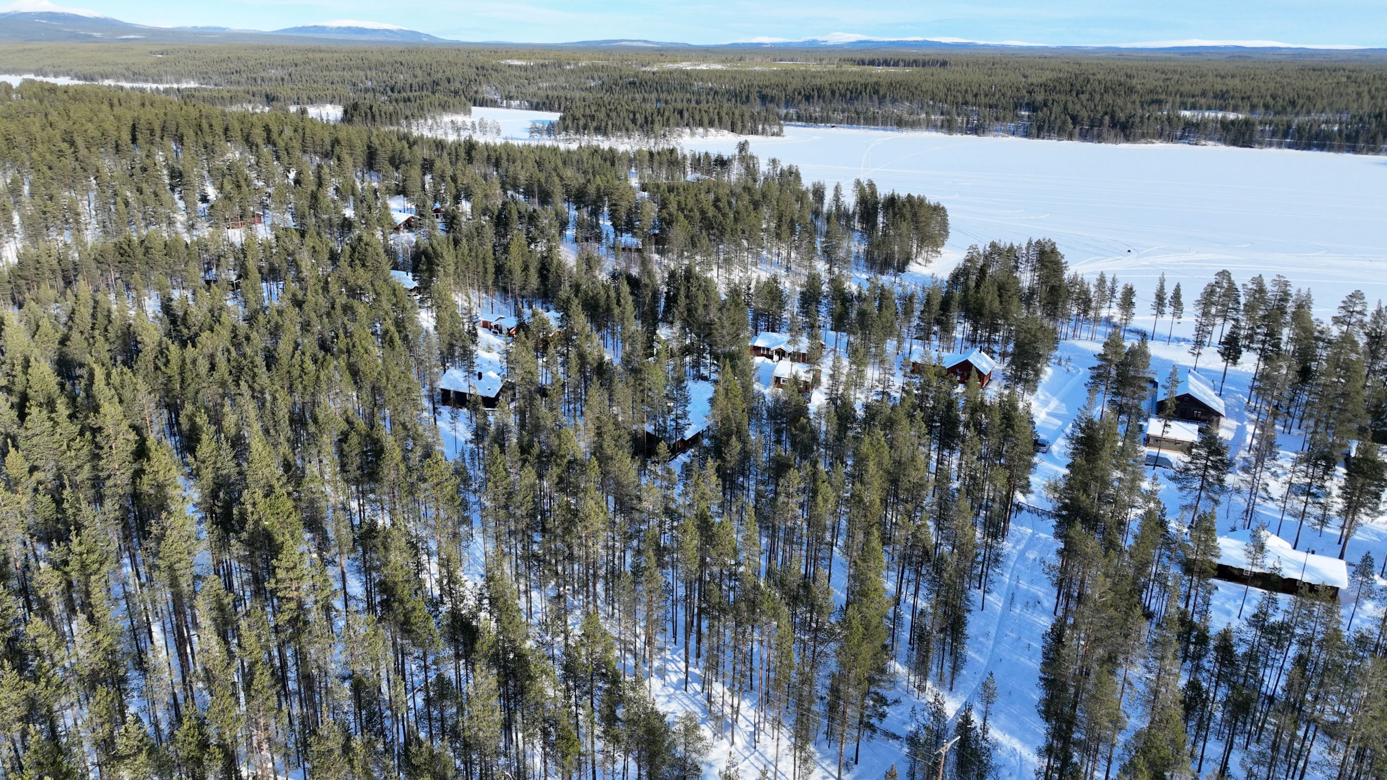 Nära till sjön från tomten